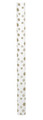 Papirdug hvid m/snefnug 1,2 x 5 meter